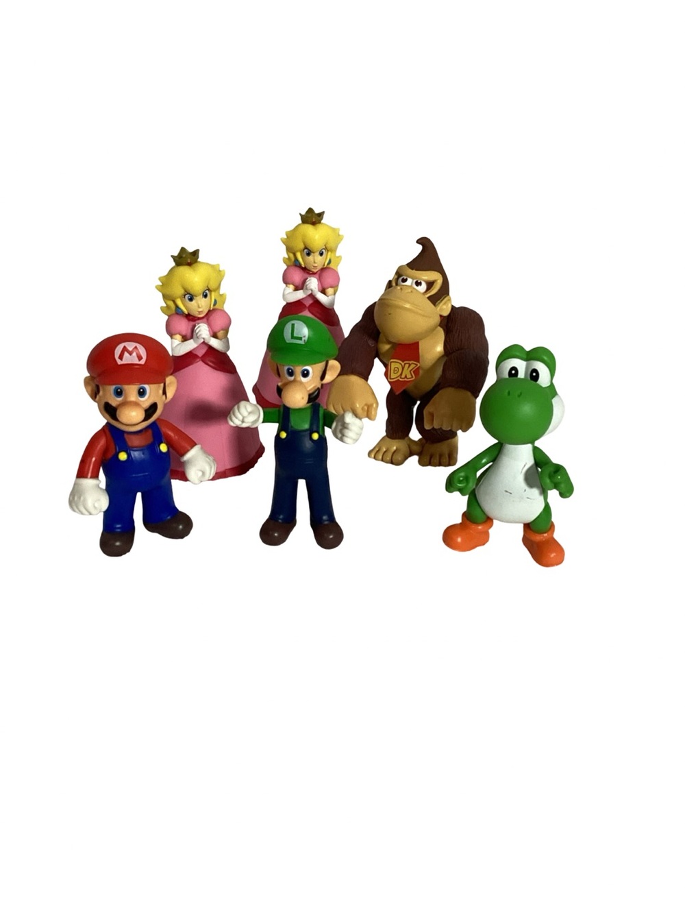 Mario Bros 5” Figures Lot of 6 Figurines Cake Toppers Toys Collectibles